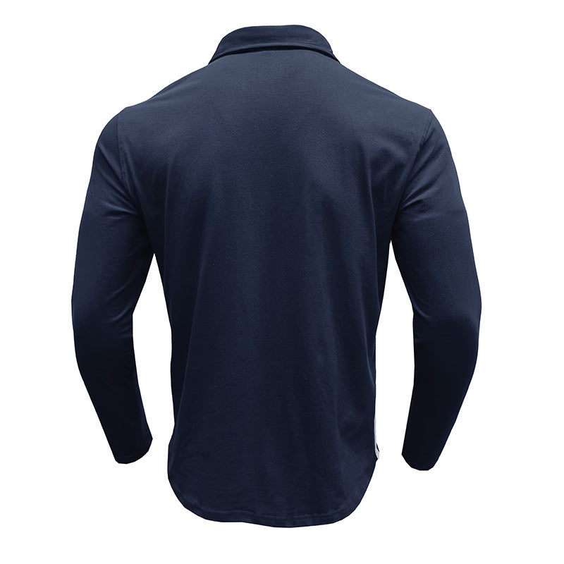 Herre Langærmet Polo T-shirt Stilla