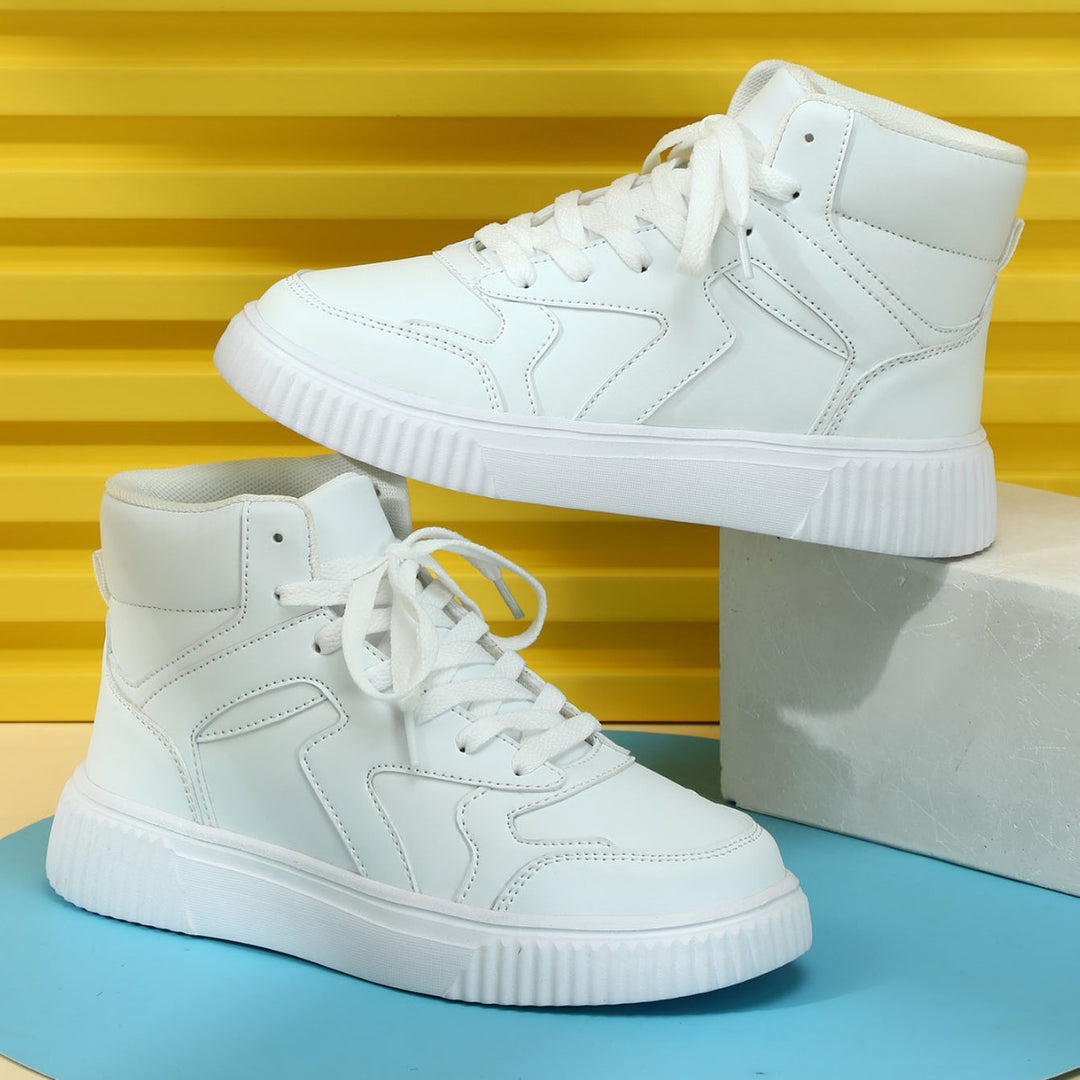 Dame Høje Sneakers med sporty Design Stilla