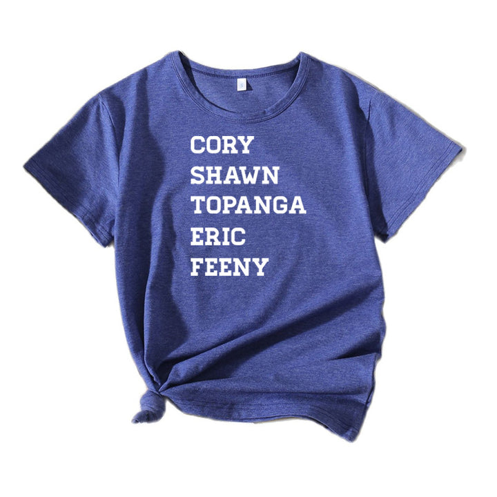 Dame Fritids Typografi T-shirt Stilla