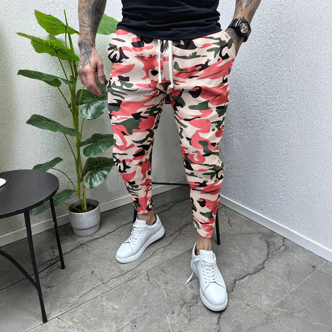 Herre joggingbukser i moderne camouflage-stil Stilla