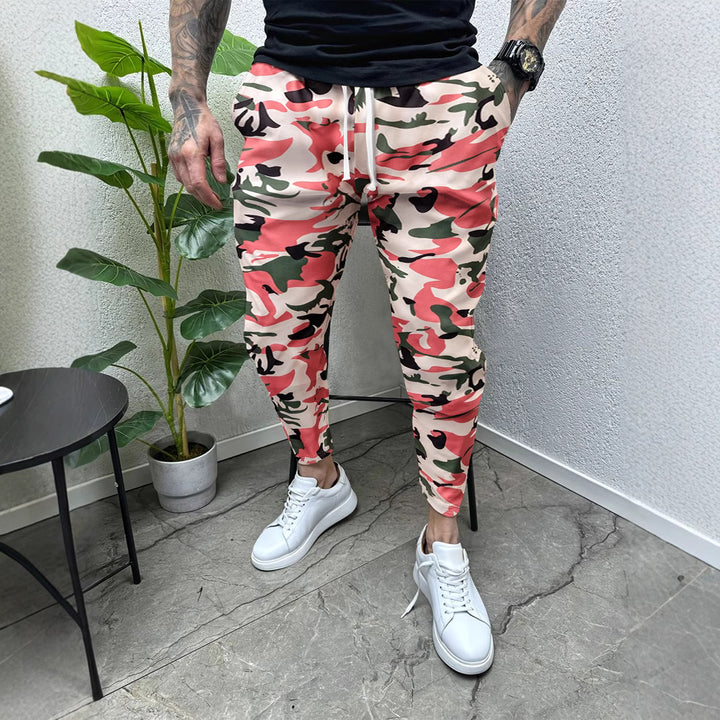 Herre joggingbukser i moderne camouflage-stil Stilla