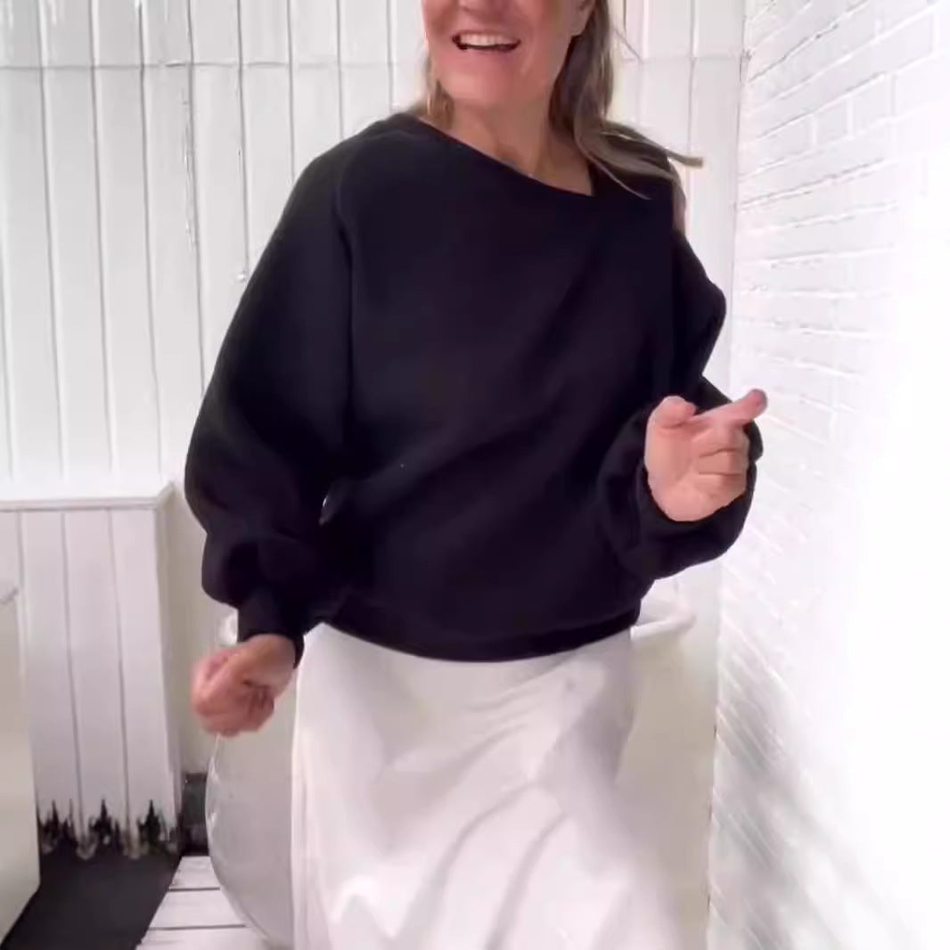 Dame Oversize Sweatshirt med elegant snit Stilla