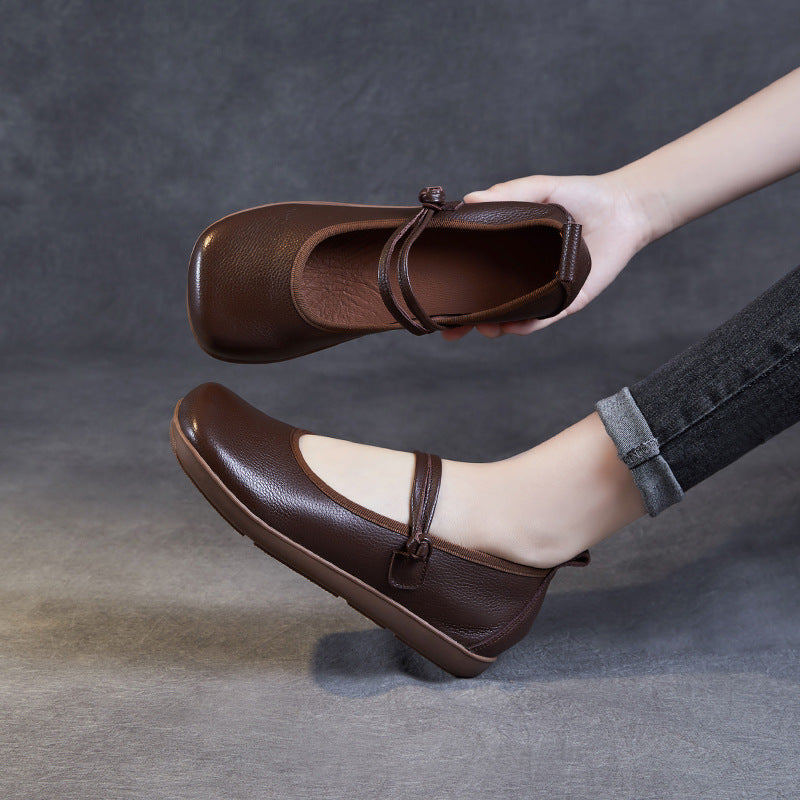 Dame Mary Jane Stil Komfort Ballerinas Stilla
