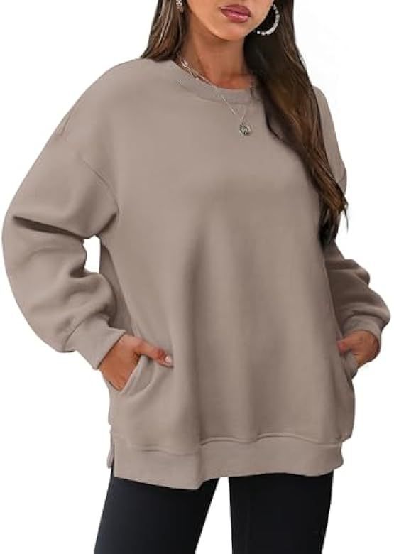 Dame Oversize Sweatshirt med høj krave Stilla