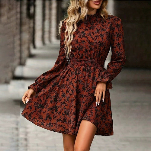 Damer elegant bluse med blomster mønstre Stilla