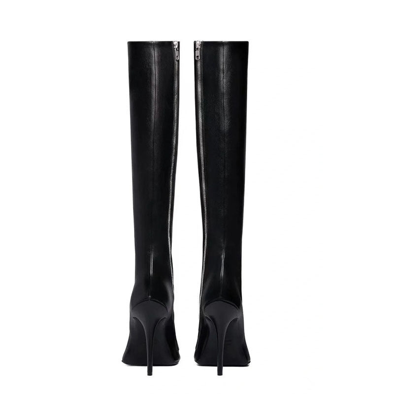 Femme Over-the-Knee Højhælede Stiletto Støvler med skulptureret Hældesign Stilla