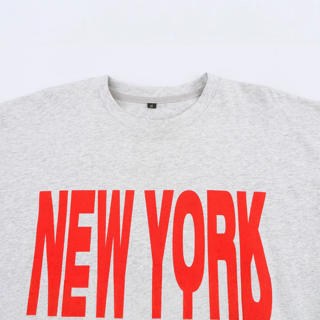 Femme Grafiktryk Oversized T-Shirt Stilla