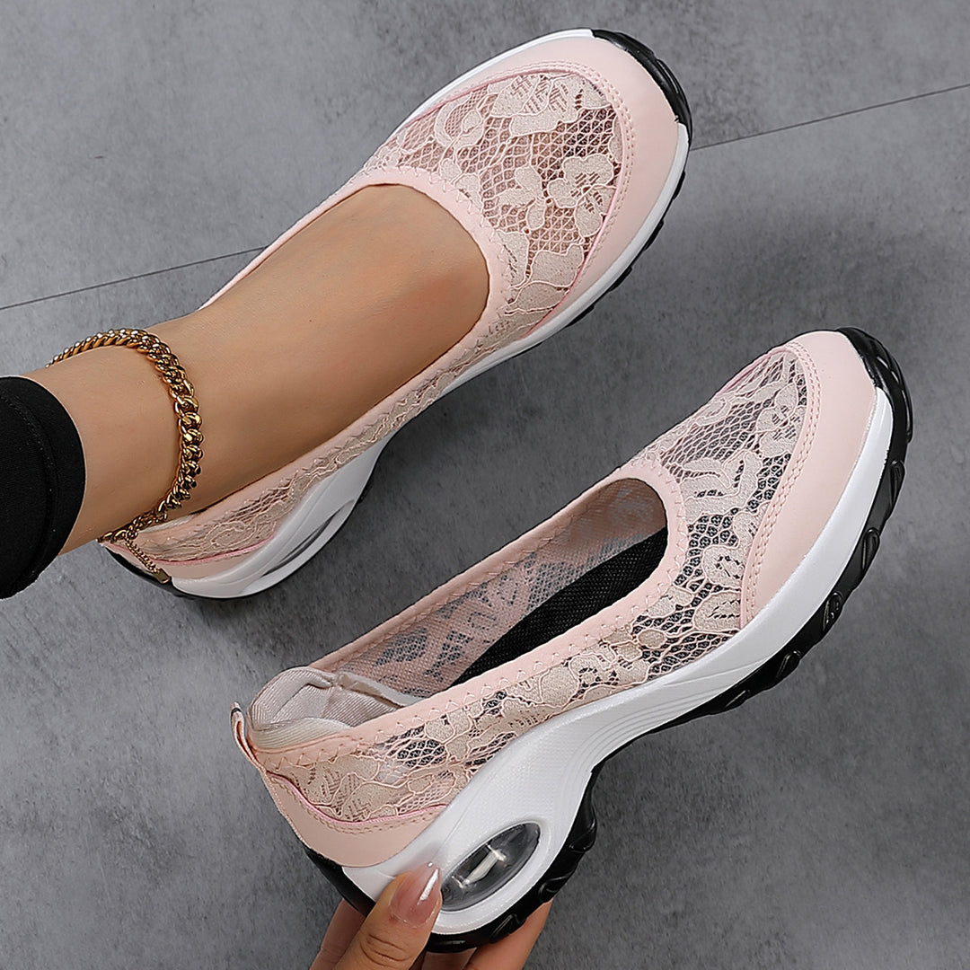 Dame Åndbare Spids Slip-On Sneakers Stilla