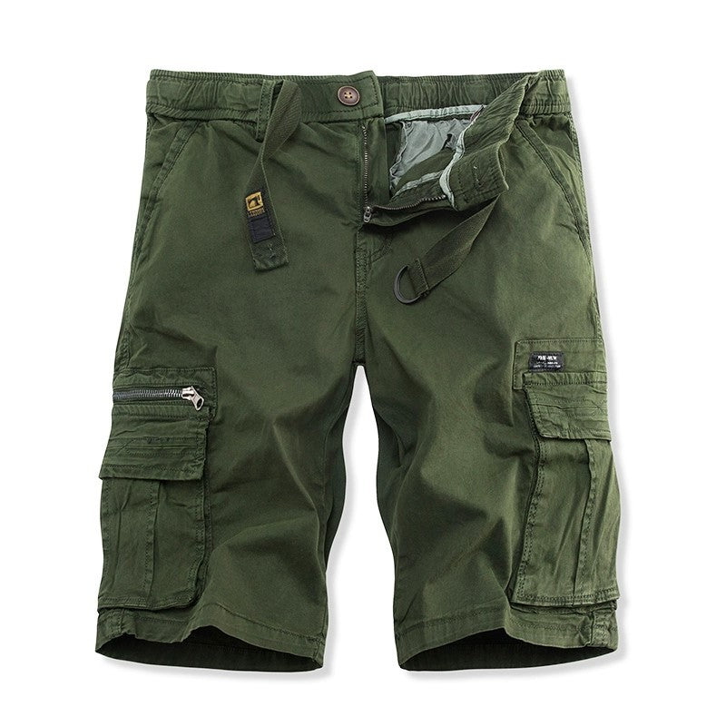 Herren Utility Cargo Shorts med multifunktionslommer Stilla