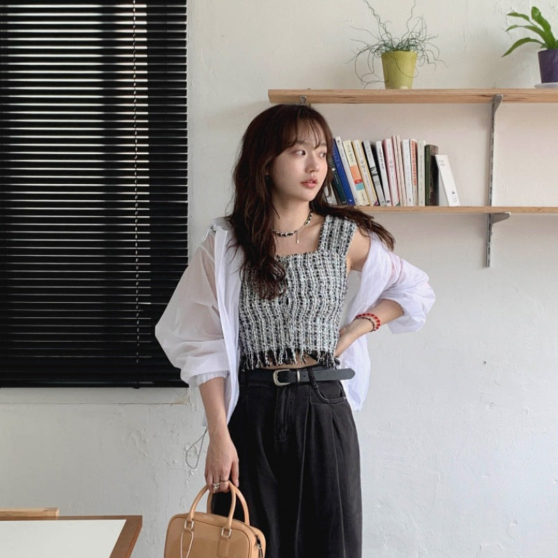 Kvinder Casual Crop Top Stilla