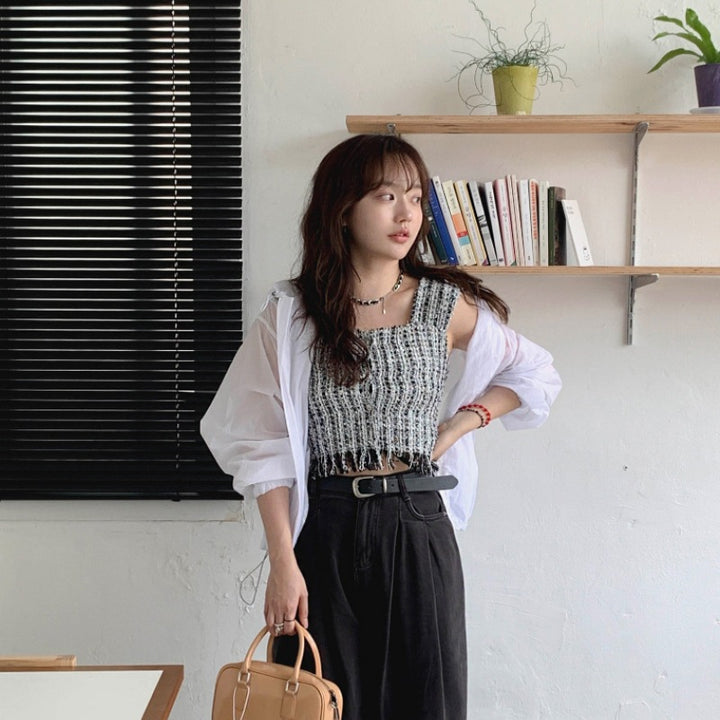 Kvinder Casual Crop Top Stilla
