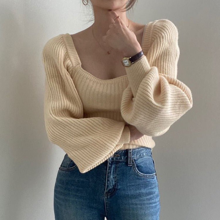 Femme Cropped Sweater Stilla