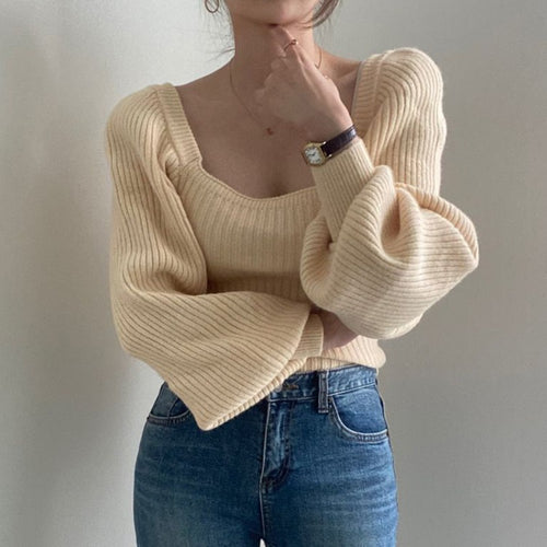 Femme Cropped Sweater Stilla