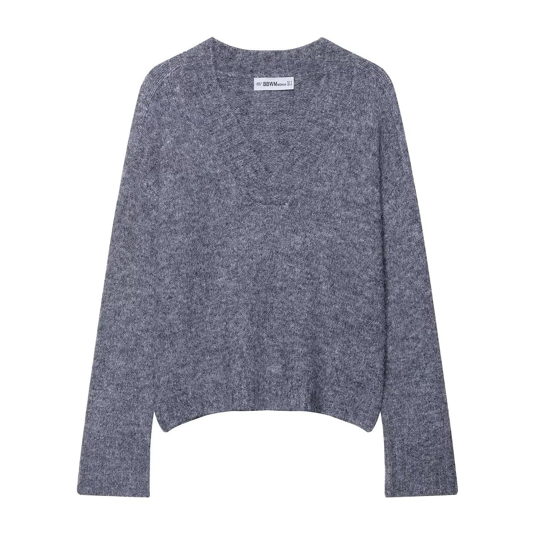 Kvinders V-hals Sweater Stilla