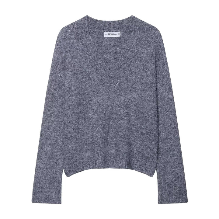 Kvinders V-hals Sweater Stilla