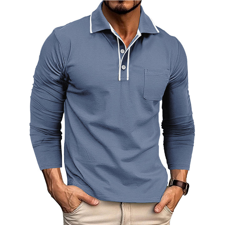 Herrer Langærmet Polo Shirt Stilla