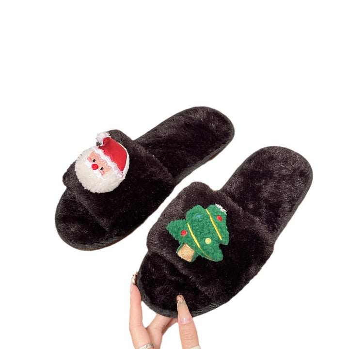 Dame Krammende Hjemmesko med festligt Juledesign Stilla