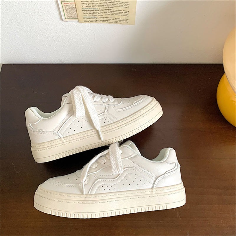 Dame sneakers med høj komfort og åndbar overmaterialekombination Stilla