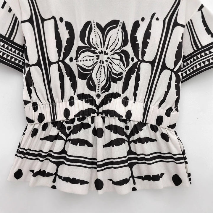 Femme Button-Up Kort Kjole Stilla
