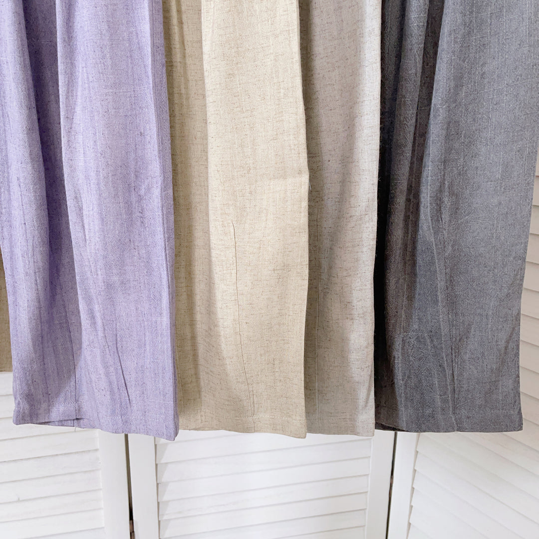 Femme Relaxed Fit Linned Culottes med justerbar snøreliv Stilla
