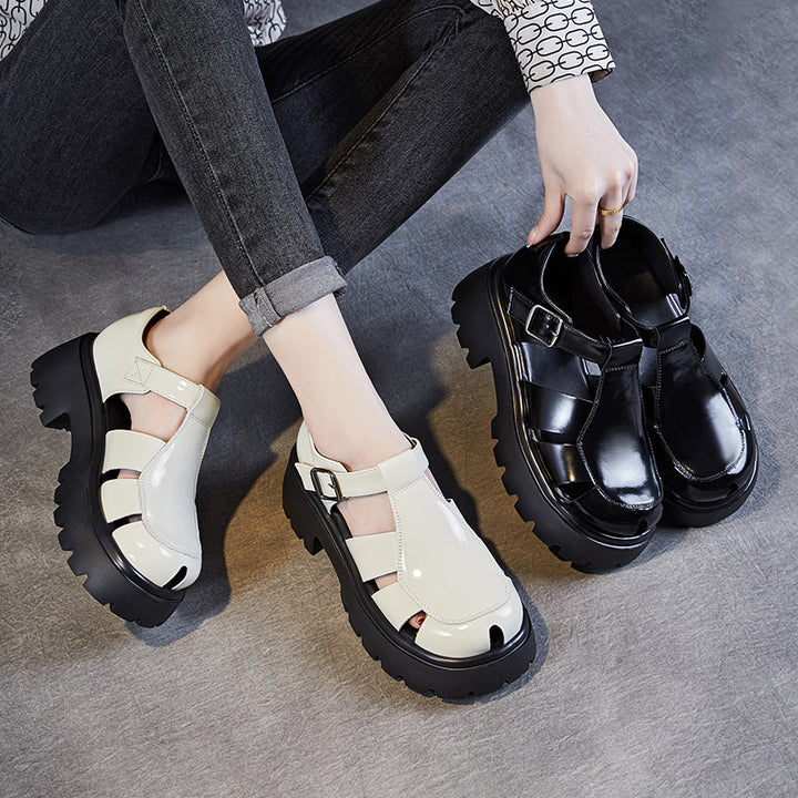 Femme Chunky Platform Spænde Sandaler med åbent design Stilla