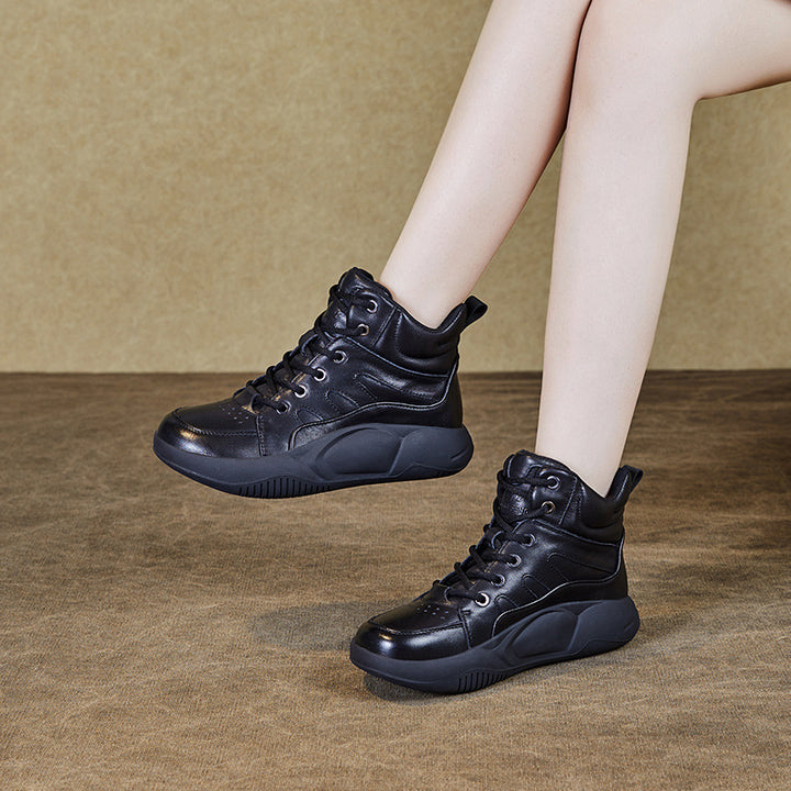 Dame High-Top Let Komfort Sneakers med Polstring Stilla