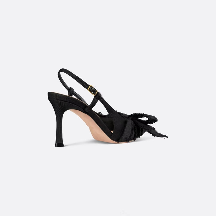 Femme Elegante Slingback Højhælede Sandaler med Flæse Detaljer Stilla