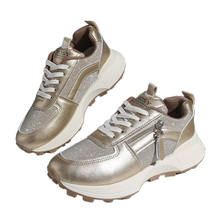 Dame Sporty Sneakers med glinsende accenter og moderne design Stilla