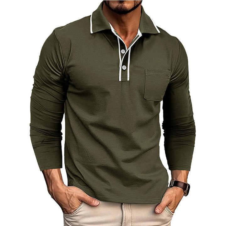 Herrer Langærmet Polo Shirt Stilla