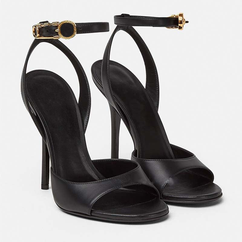 Dame Riemchen High Heel Sandaler med dekorativ ankelrem Stilla