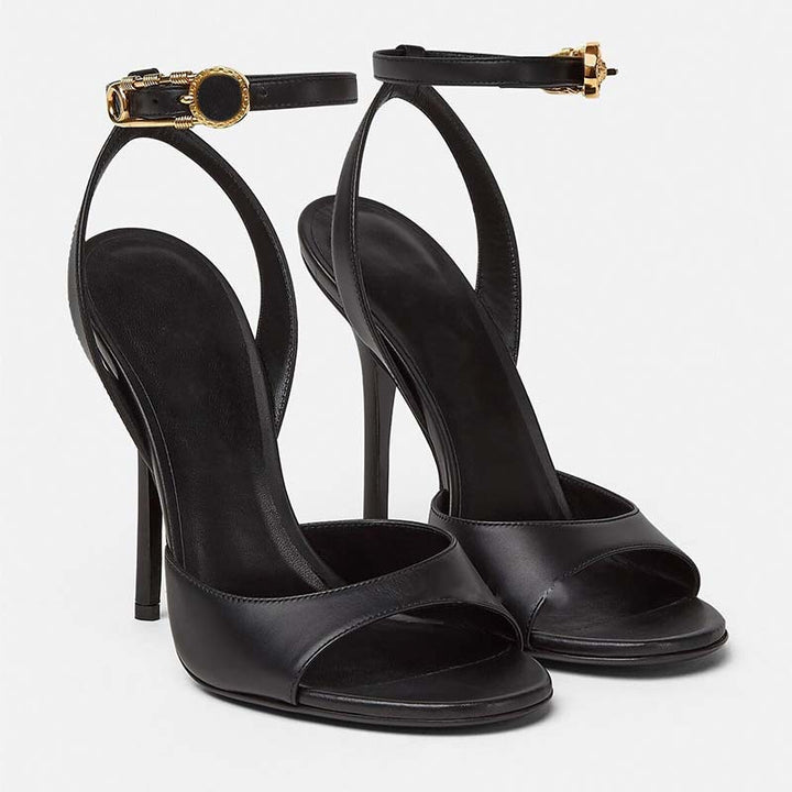 Dame Riemchen High Heel Sandaler med dekorativ ankelrem Stilla