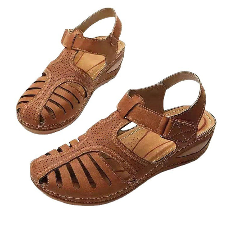 Dame Kompakte og åndbare sandaler med justerbar rem og elastisk fodseng Stilla