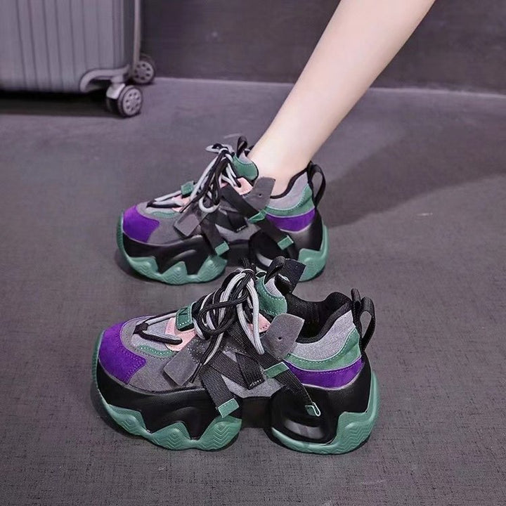 Dame mode Sneakers med spændende design og stabil plateau sål Stilla