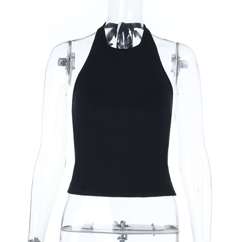 Dame Høj- Hals Crop-Top Skovae