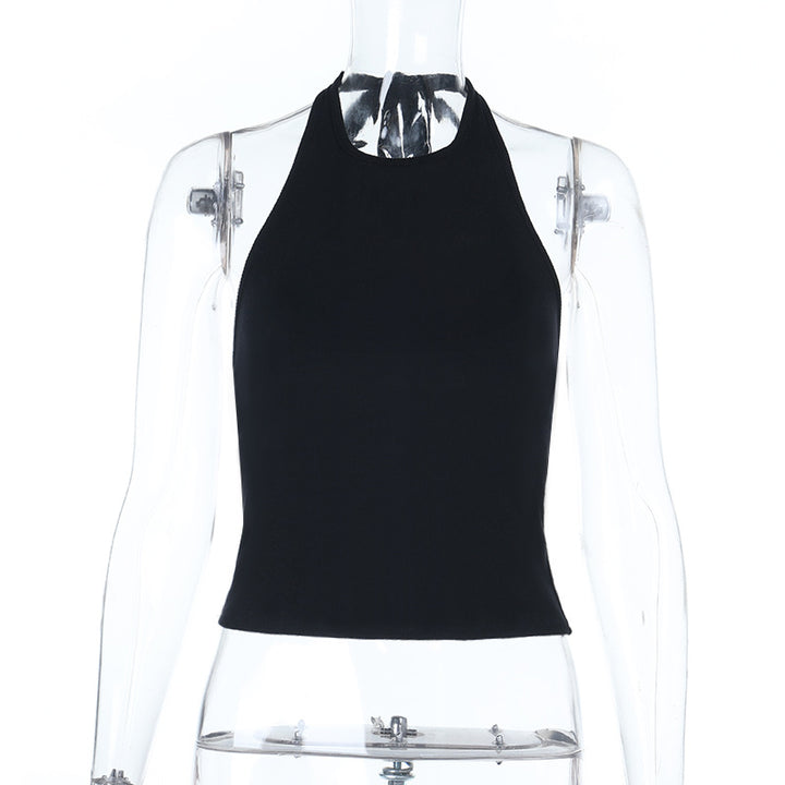 Dame Høj- Hals Crop-Top Skovae