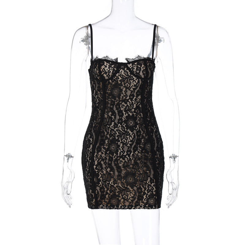 Dame spids bodycon kjole Skovae