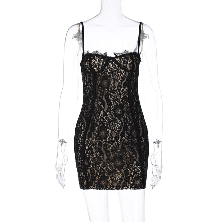 Dame spids bodycon kjole Skovae