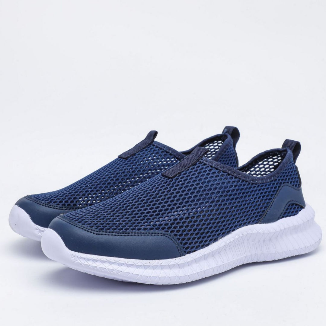 Dame Åndbar Slip-On Fritidssko med skridsikker Såle Stilla