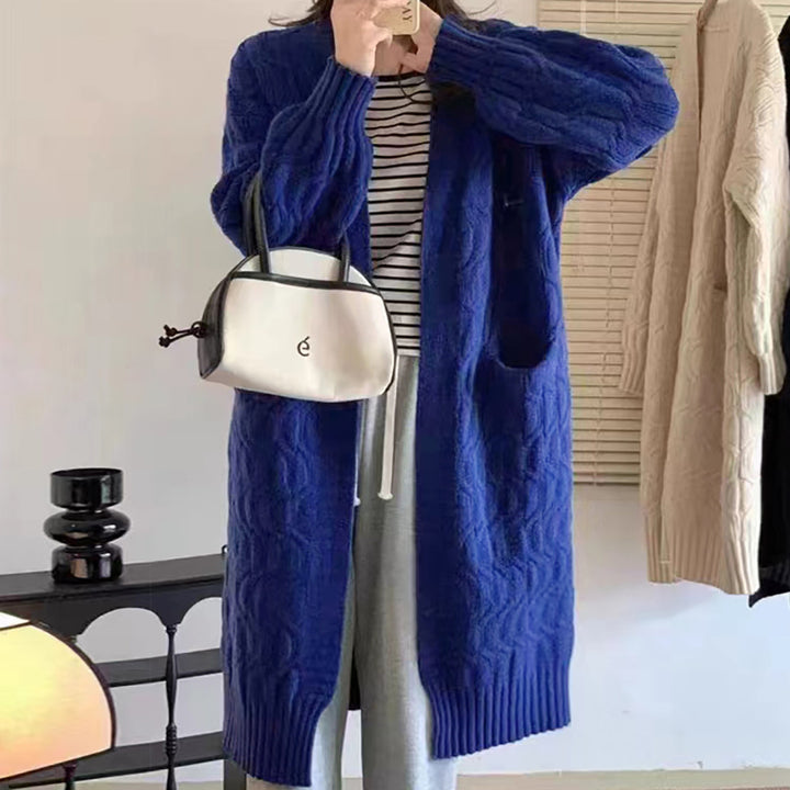 Damer chunky strik cardigan Stilla