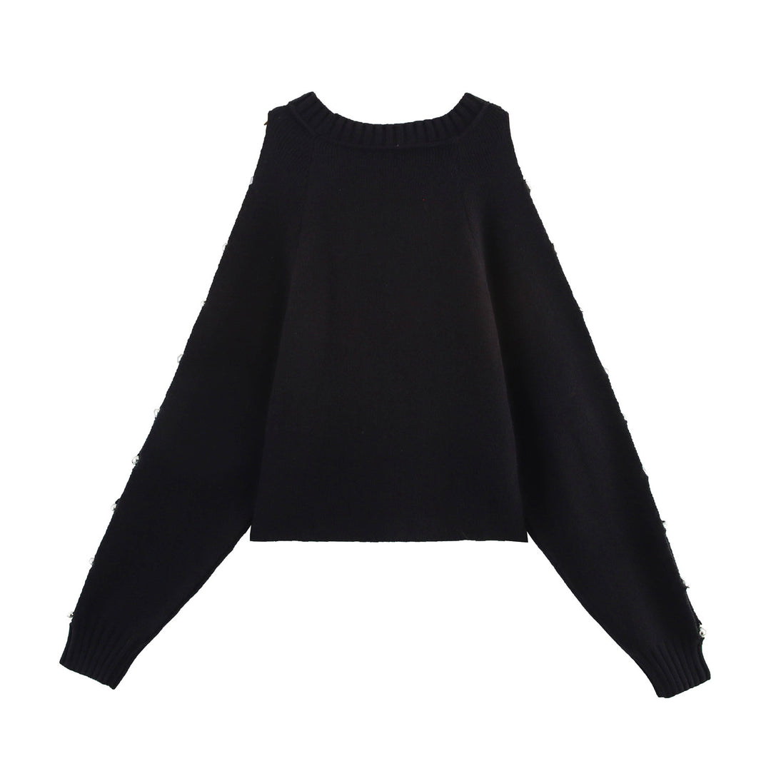 Femme Detaljeret knap-prydet strikpullover Stilla