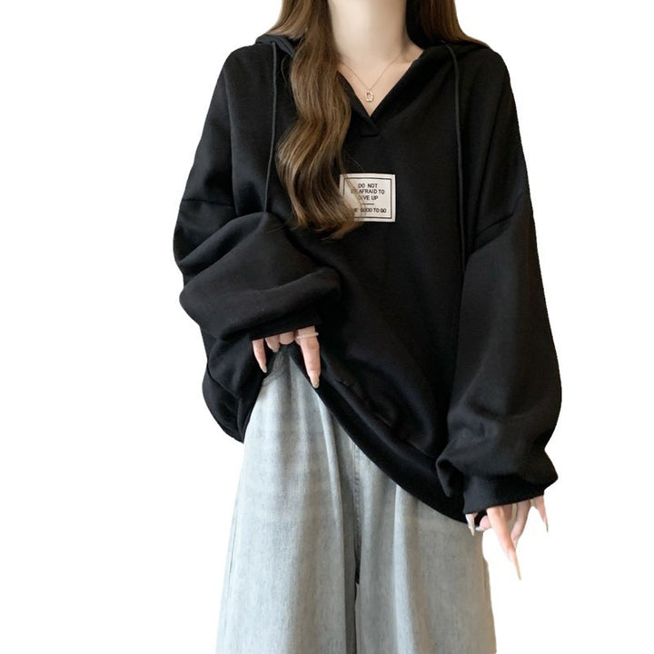 Femme Oversized Hoodie med unikt grafisk detalje Stilla