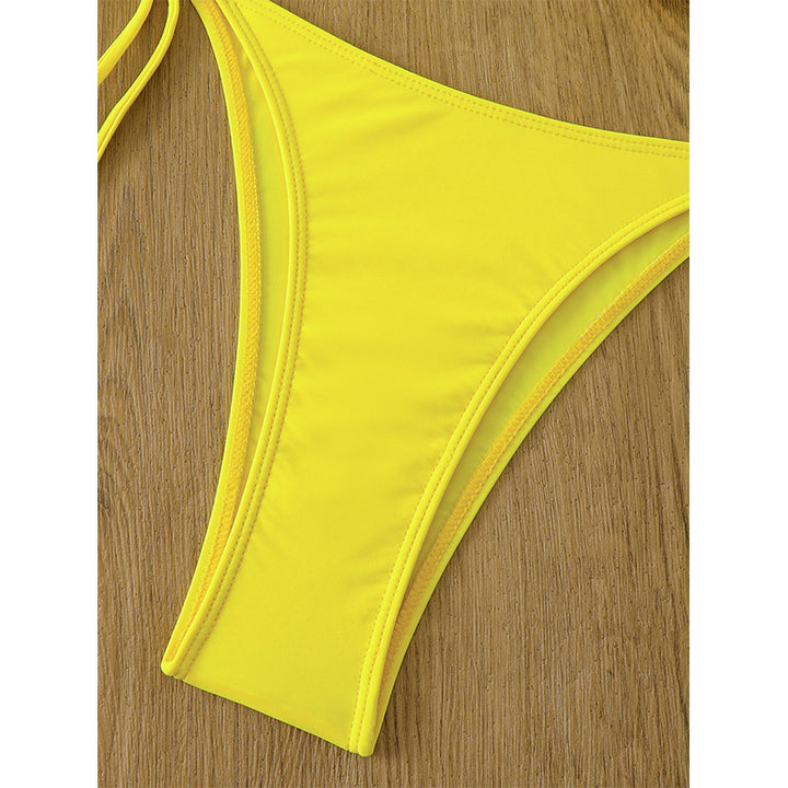 Kvinder Sjov Grafik Crop Top og Knyt-sider Bikinisæt Stilla
