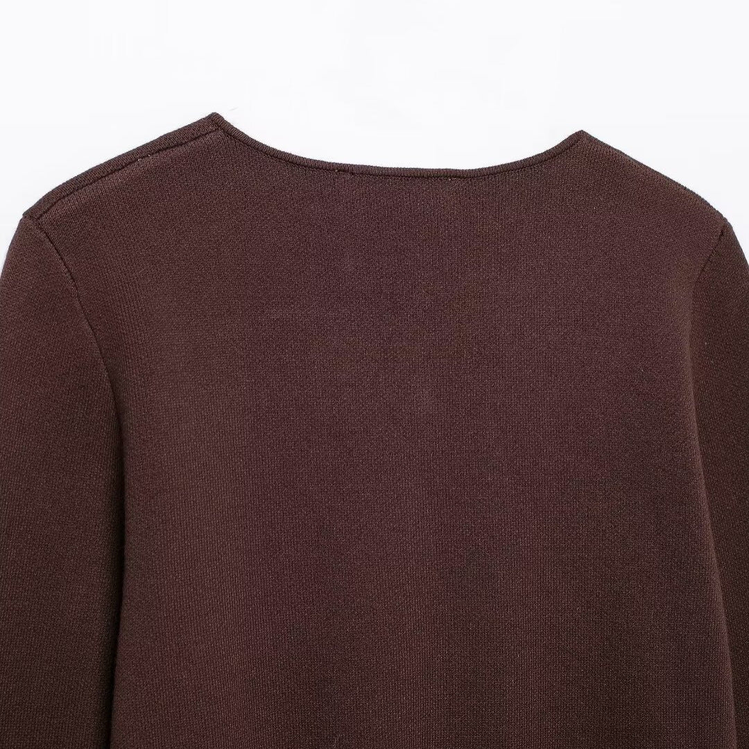 Femme Dobbeltknapstrikcardigan Stilla