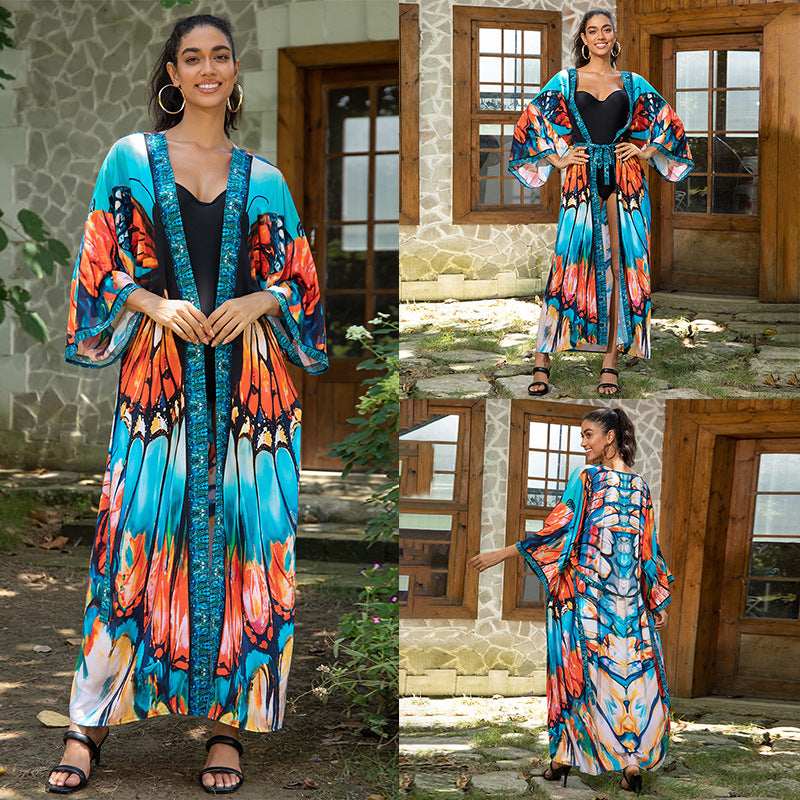 Dame Strandkimono Stilla