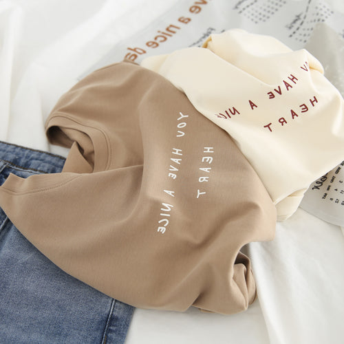 Femme Fritid Kortærmet Grafik T-Shirt Stilla
