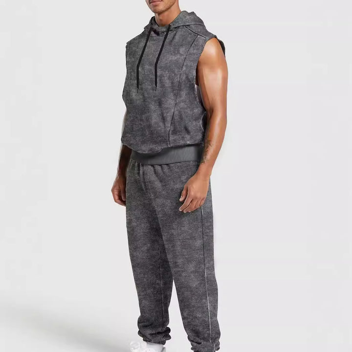 Herrer Sporty Hoodie Sæt med innovativt skæremønster og åndbart materiale Stilla