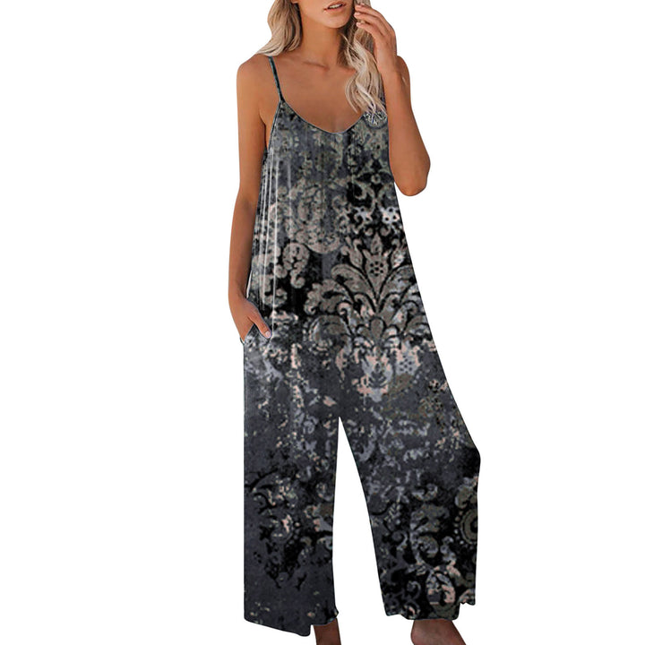 Dame Lang Jumpsuit med sidelommer og omvendt farvegradient Stilla