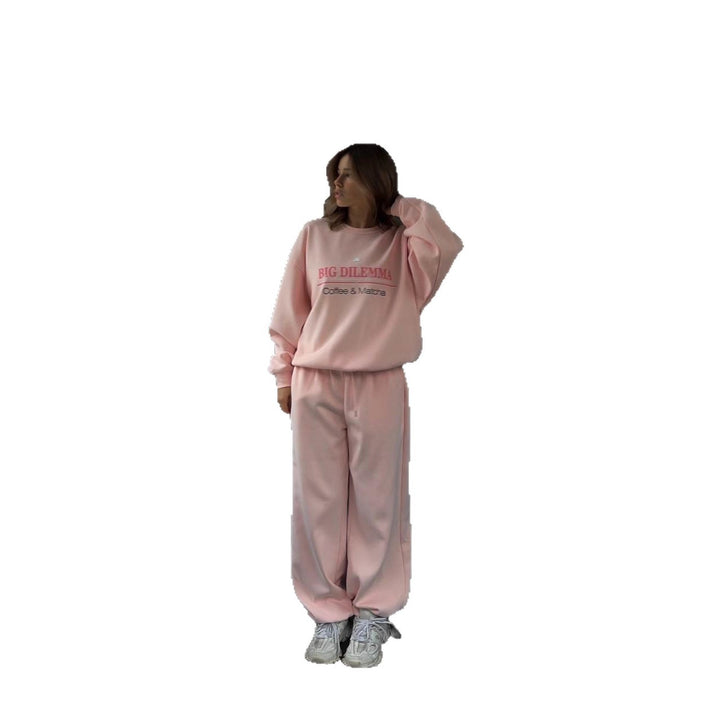 Dame Casual Tracksuit med Praktisk Linning og Casual Snit Stilla