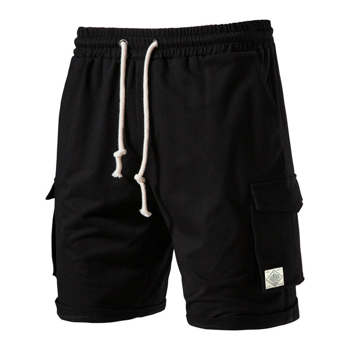 Herrer Cargo-shorts med praktiske lommer og elastisk bund Stilla