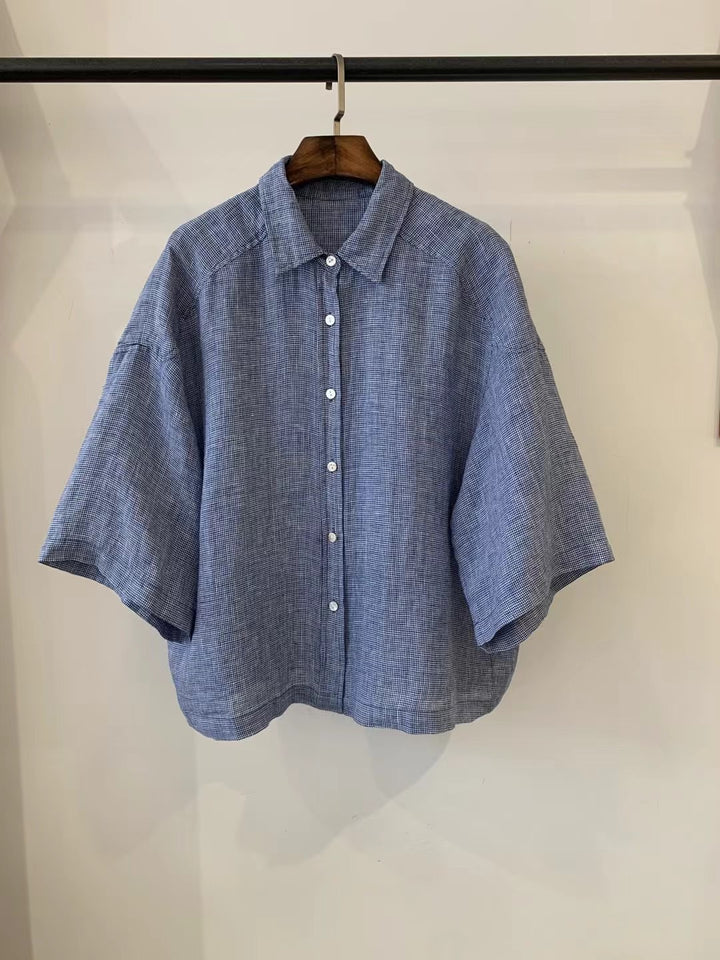 Dame Relaxed Fit Korte Ærmer Blusenshirt Stilla